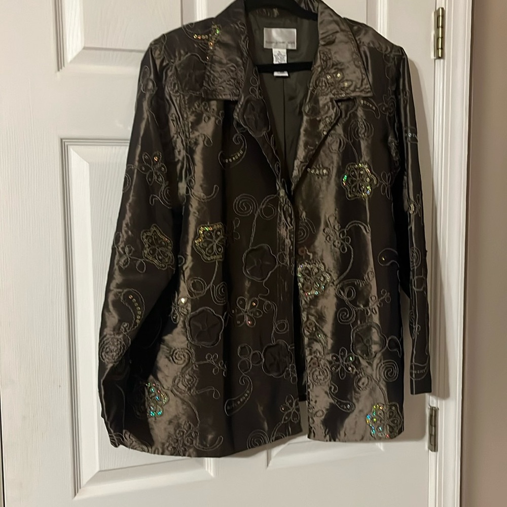 Sequined jacket. Great for a classy party